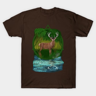 Reindeer in the forest T-Shirt